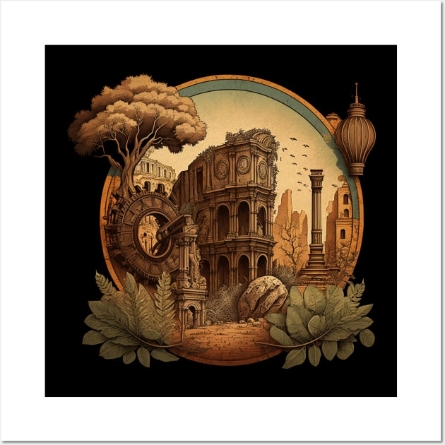 Ancient Rome - Alternative Roman Steampunk History Wall Art by Styr Designs